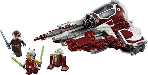 Star Wars 75401 Jedi Interceptor di Ahsoka con Minifigure di Anakin Skywalker con Spade Laser e Droide R7-A7, Starfighter Giocattolo per Bambini e Bambine da 8 Anni Fan di Le Guerre dei Cloni - Lego - Immagine 10