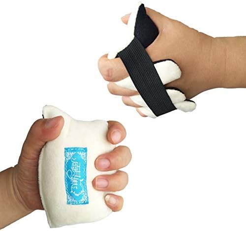 1PC Finger Separator for Hands after Stroke Finger Hand Contracture Rehabilitation Protection Pad Cushion for Stroke Hemiplegia Elders (L)