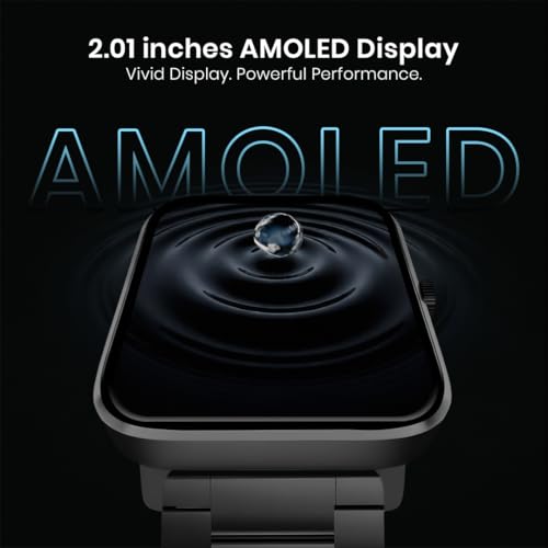 Image of GameSir H9 Black Dial Smartwatch Combo, 4 Straps, 2.01'' HD Display, Bluetooth Calling, IP67, Crown Control, Fitness Tracker with Heart Rate & SPO₂, 100+ Sports Modes for Men & Women (Black Dial)