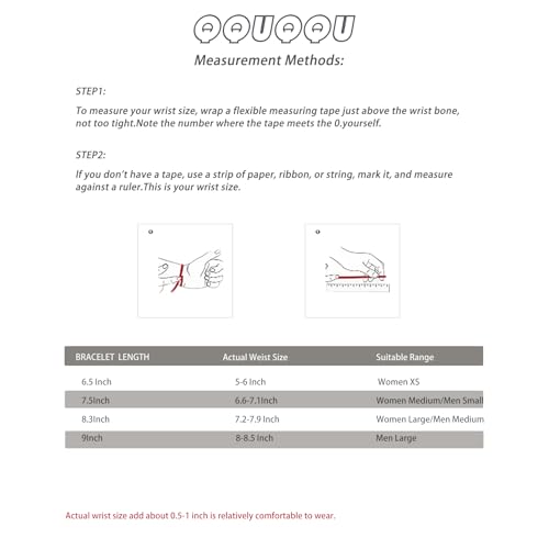 QQUQQU 5Pcs Stainless Steel Bracelets for Men Sturdy Mens Chain Bracelet Carb Width Mens Silver Bracelet Exquisite Cuban Link Bracelet for Men Father Boyfriend 6.5/7.5/8.3/9inch