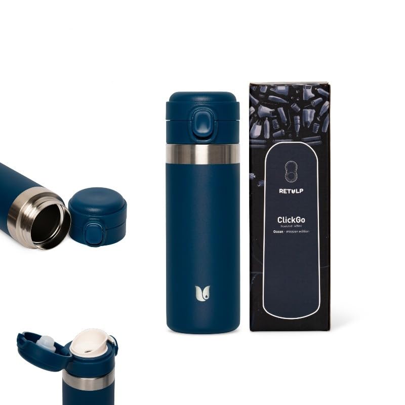 Click&Go Mission Edition Thermos Drinking Bottle 420 ml