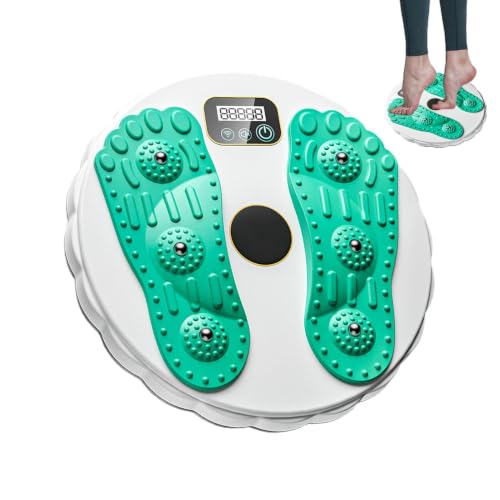 Tabla Abs Twist – Bolas De Acero ABS 27x27cm | Giratorio Para Ejercicio Aeróbico | Tabla De Equilibrio Con Pantalla LCD, De Pie Con Masaje Para Entrenamiento De Abdominales, Adelgaza