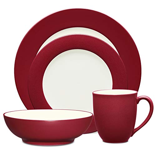 Noritake 4-Piece Colorwave Place Setting, Raspberry