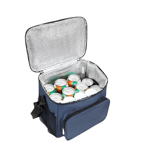 Bolsa Térmica Lancheira Cerveja Marmita Alimentos Trabalho Masculina Feminina Grande (Bolsa Cinza)
