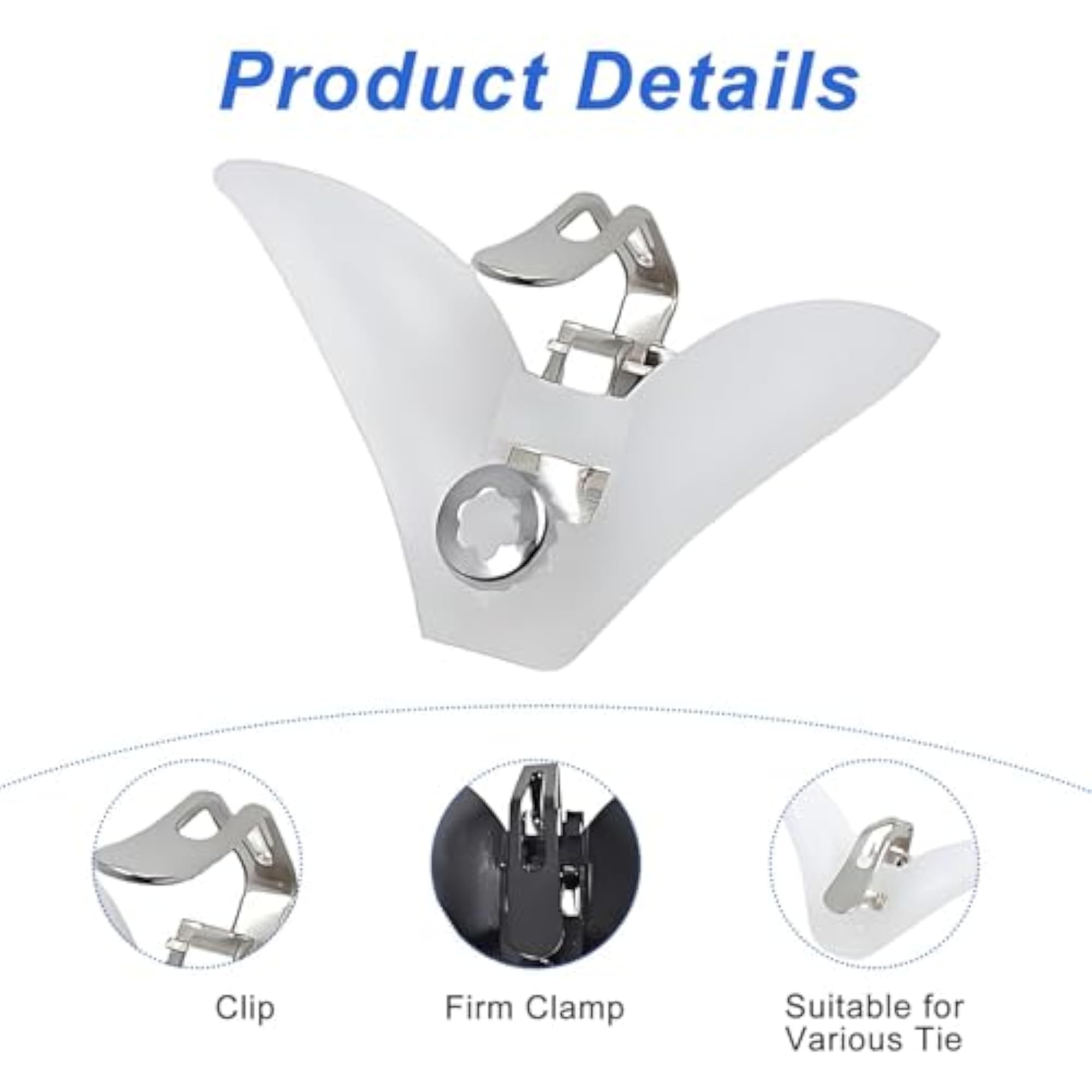 10 Pcs Triangle Tie Pin Set for Men, Formal Wear