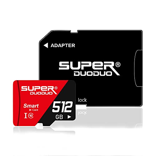 512Gb Micro Sd Card 512Gb Sd Memory Card For Cellphone Surveillance Camera Tachograph Tablet Computers 512Gb Faster Speed Tf Card 512Gb Micro Sd Memory Card Class 10 With A Sd Card Adapter #TOP2