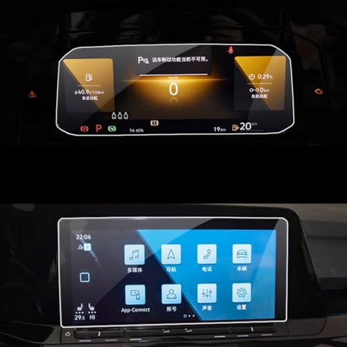 Film protection navigation voiture pour trajets sans reflets en VW Golf 8 GTI