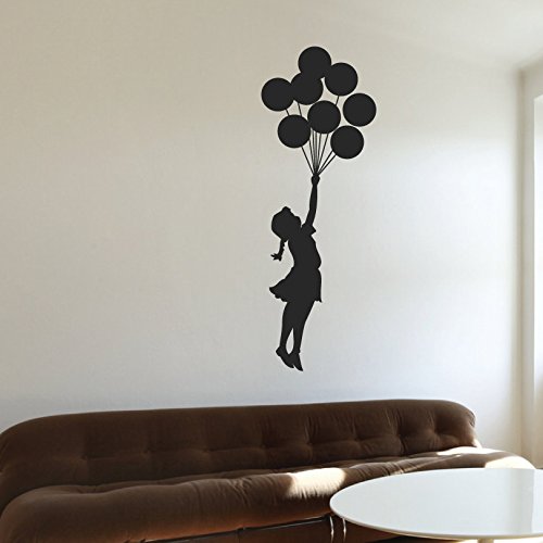 customwallsdesign Banksy Balloon Girl Sticker mural