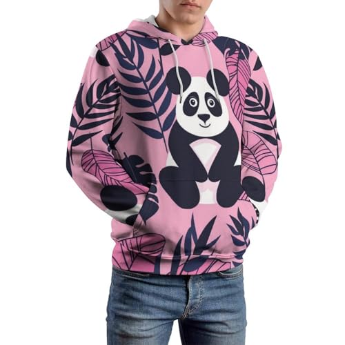 Sweatshirt pullover pour homme femme imprimé panda taille S - 6