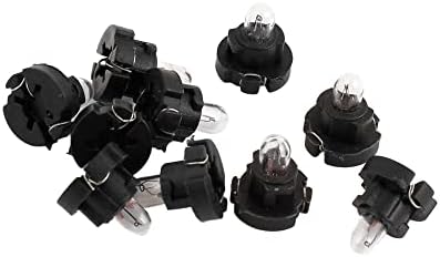 10-Pack T3 8mm LED Dashboard Bulbs – Green, 12V, 0.24W, COB, For Speedometer / Instrument Cluster