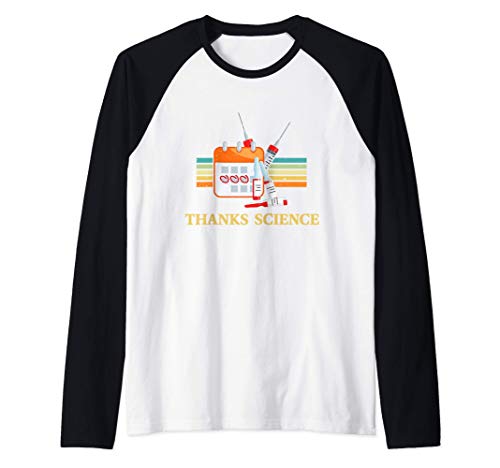 Pro Vaccination - Thanks Science - Pro Vaccine Immunization Maglia con Maniche Raglan