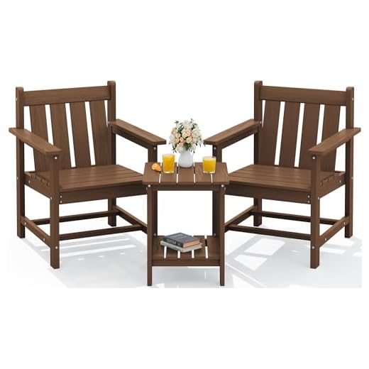 Adirondack Bistro Set for Outdoor Relaxation