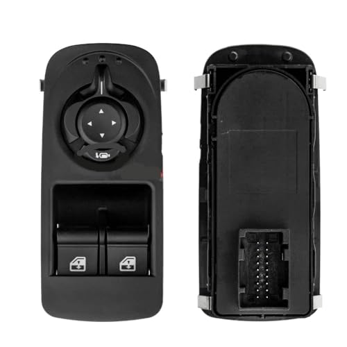 Interrupteur lève-vitre pour Alfa Romeo Mito - Commande de vitre électrique noire - 2