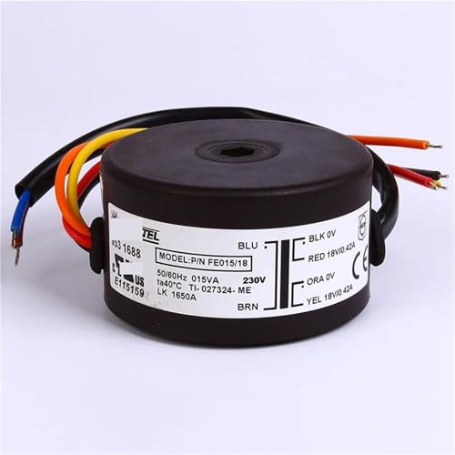 Transformateur torique double 15V 15W sans ronflement pour préampli