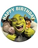 7.5 Inch Edible Cake Toppers – Donkey P Themed Birthday Party Collection of Edible Cake Decorations