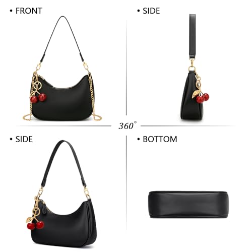 Image of KKXIU Shoulder Bag for Women Cute Hobo Purses and Handbags Retro Clutch Underarm Purse | Cute
