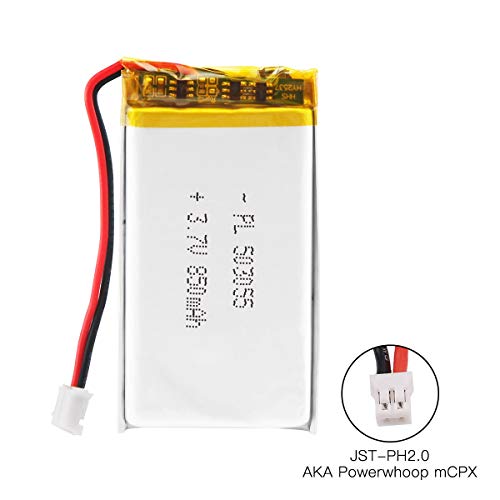 Ytkavq 3.7V 850Mah Battery 503055 Lithium Polymer Ion Rechargeable Li-Ion Li-Po Battery With 2P Ph 2.1Mm Pitch Connector #TOP2