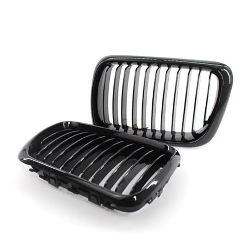Parrilla delantera de ABS negro compatible con auto E36 de 1997 a 1999 320i 325i 4