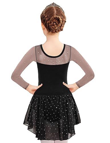 Zaclotre TZS006150_B_130 Toddler Girls Ballet Outfit Sparkly Ballerina Dress cover