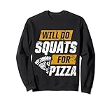 Photo Gallery divertente allenamento motivazione squat pizza fitness felpa Photo Gallery divertente allenamento motivazione squat pizza fitness felpa
