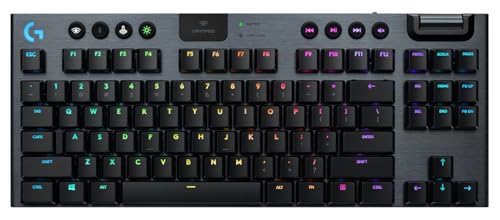Logitech G G915 TKL teclado mecánico Bluetooth inalámbrico QWERTY compacto para ordenador PC negro 6
