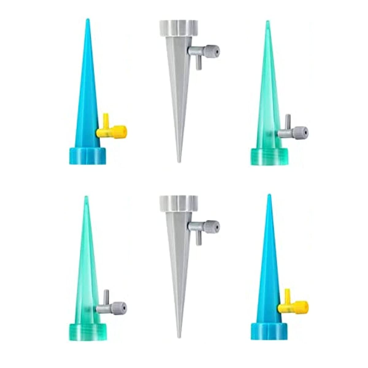 TOMATUS® New Age Watering Drip Irrigation Kit System for Outdoor and Vacation, Plant Watering Low Release Control Valve Switch Self Watering Adjustable Water Volume System (6)