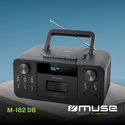 MUSE M-182 DB poste audio pour réécouter vos anciennes cassettes et CD