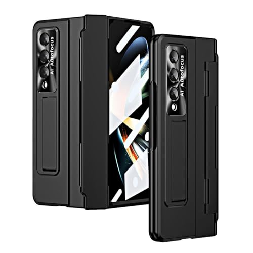 Coque Samsung Galaxy Z Fold 5 antichoc rigide noire rabat film avant