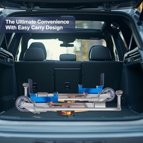 Amarite Furniture and Crate Mover, Mechanical Equipment Moving Dolly 1210lbs Capacity,Used for Safely Transporting Cabinets, Furniture, and Crates - Sold in Pairs - Thumbnail 6