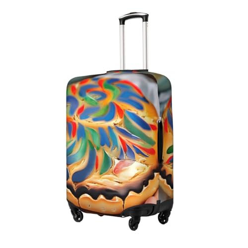 Painted Bread Luggage Covers For Suitcase Approved,Suitcase Cover Protector Fit 18-32 InchLuggage2