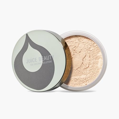 Juice Beauty Phyto-Pigments Flawless Finishing Powder - 01 Translucent - 7 g - Sets Makeup + Evens Skin Tone - Sheer, Luminous Coverage - Vegan, Cruelty Free