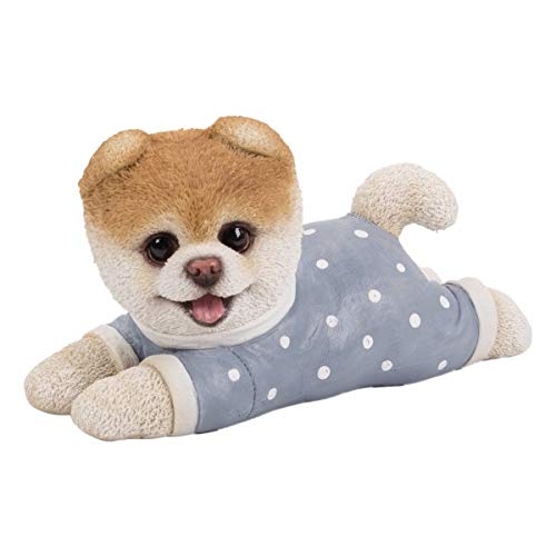 Figurine de chien à pois en résine statuette décoration maison design
