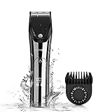 SUPRENT Body Trimmer for Men- Bikini Trimmer Women IPX7 Wet/Dry- Adjustable Ball Trimmer/Shaver- Ceramic Blade Head PubicSafe™ Tech for Men & Women- 90 Mins Battery Life