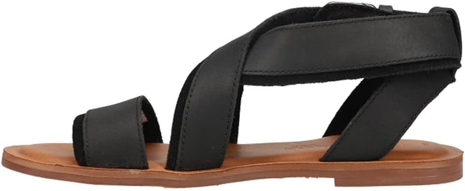 TOMS Women's Sidney Sandal, Black, 8.5