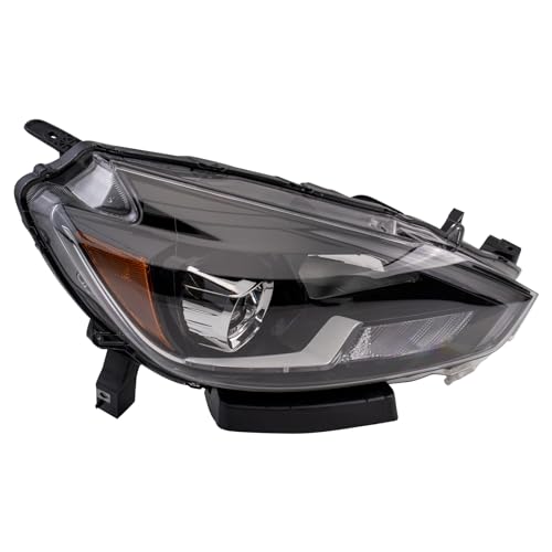 Image of TRQ Passenger Side Headlight Assembly LED Compatible with 2016 Nissan Sentra FE+S NI2503246