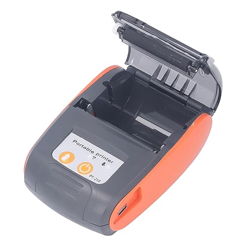 Bewinner Bluetooth-Belegdrucker, Tragbarer 58-mm-Mini-Thermo-Pos-Drucker, Persönlicher Rechnungs-POS-Belegdrucker, Mobiler Kabelloser Thermodrucker für den Restaurantverkauf Im (Ohne