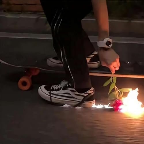 Accesorios para Skateboard y Bicicleta: Herramienta de Chispa por Fricción, Protector Ajustable para Zapatos o Botas, Almohadilla para Fricción, Almohadilla de Pedernal para Bicicleta, Deslizadores de Presión con el Pie (10 unidades) miniatura 7