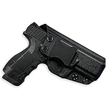 IWB Full Cover Classic - Inside The Waistband Holster - fits Sarsilmaz SAR9 C (Black, Right)