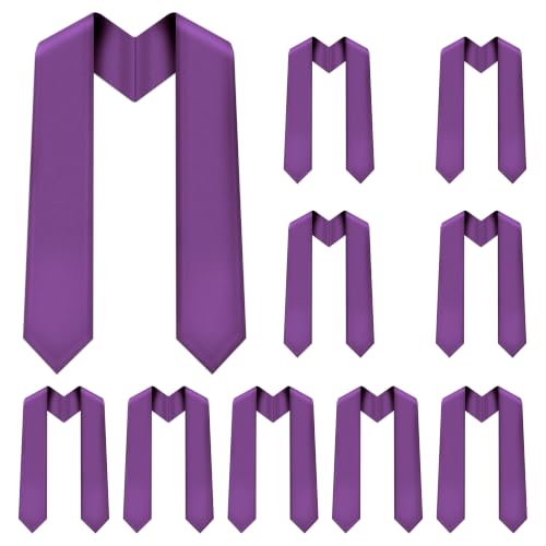 Image of Plain Graduation Stole Sash 60 Inch Unisex Adults Solid