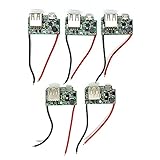 5Pcs Micro USB 5V 1A Lithium Li-ion Battery Charging Module 18650 Battery Charger Board 3.7V/4.2V to...