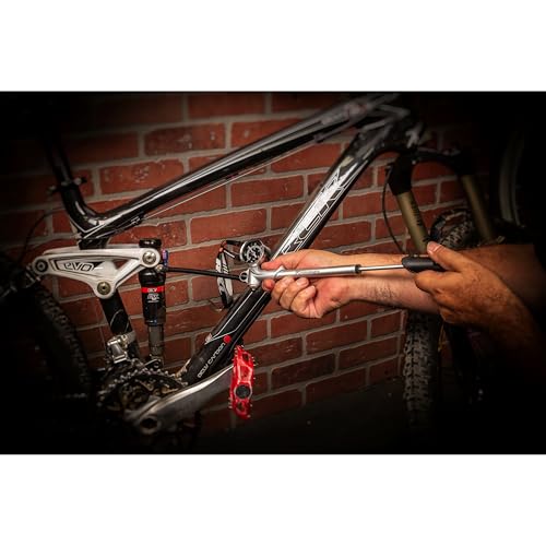 Bomba de choque Kilimanjaro Série Ciclo cilindro e eixo de alumínio, reparo de bicicleta, ferramenta