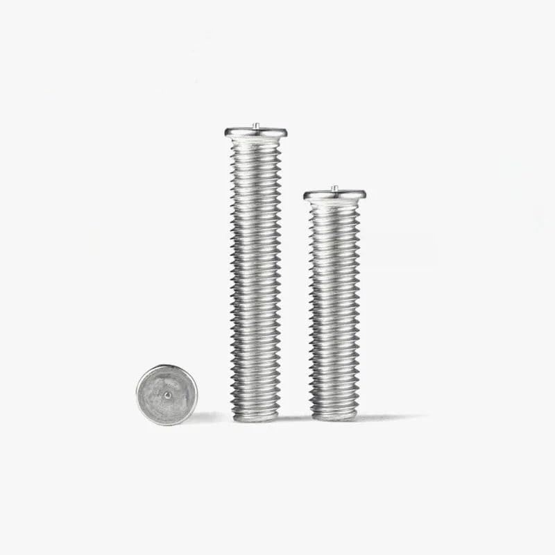 Spot Welding Screws, 4-50pcs 304 Stainless Steel Welding Stud Screws Spot Studs Weld Bolt(M6X45mm 5pcs)