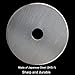 Rotary Cutter Blades 45mm 10 Pack by KISSWILL, Fits Fiskars, Olfa, Martelli, Dremel, Truecut, DAFA Rotary Cutter Replacement for Quilting Scrapbooking Sewing Arts &Crafts, Sharp and Durable