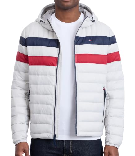 Image of Tommy Hilfiger Men's Water Resistant Ultra Loft Filled Hooded Puffer Jacket