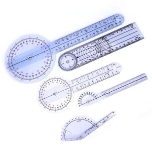 Phefop Medizinische Winkellehre Set, 5 Teile