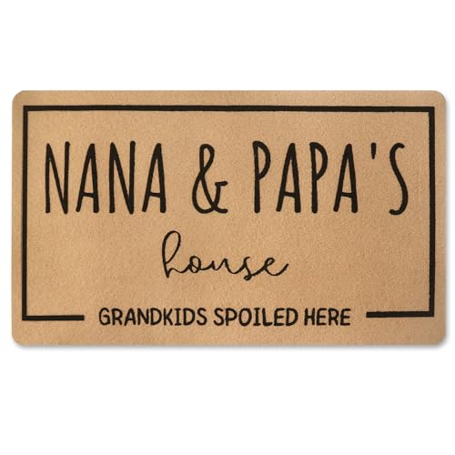 SELORY Gifts for Grandma Christmas Birthday Gifts for GrandmaNana Gifts for Grandparents Nana and Papa Gifts Christmas Gigi Mimi Gifts from Granddaughter Grandson Grankids Doormats Home Decor