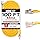 IRON FORGE CABLE 100 Foot Outdoor Extension Cord - 12/3 SJTW Heavy Duty Yellow 3 Prong Extension Cable, 15 AMP - Great for Garden and Major Appliances | 12/3 Outdoor Cable, Lighted End, 3 Prong Grounded Plug, 15 Amp, Weatherproof - For Job Sites, Garages, Appliances, RV