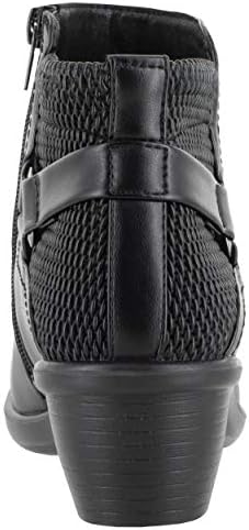 Easy Street Women's Dawnta Ankle Bootie, Black/Black, 8 | Image 3