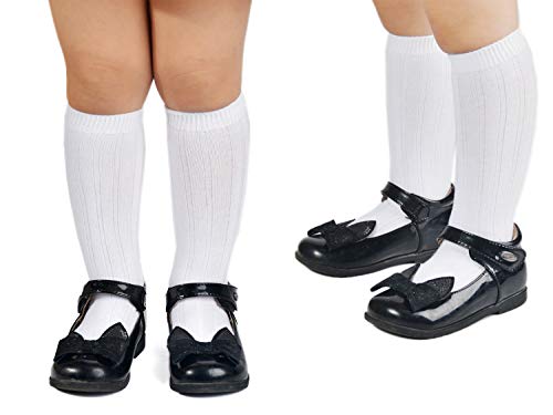 EPEIUS Baby Girl & Boy Knee High Socks - Seamless Ribbed/Cable Knit Socks for Newborn to Toddler4