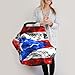 Puerto Rico Flag Art Pattern Baby Car Seat, Rain Shelter, Multifunctional Nursing Cover for Newborns, Mother Care, Breastfeeding